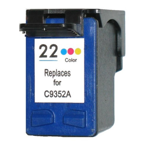 HP C9352AN (#22) Tri-Color Remanufactured Ink Cartridge