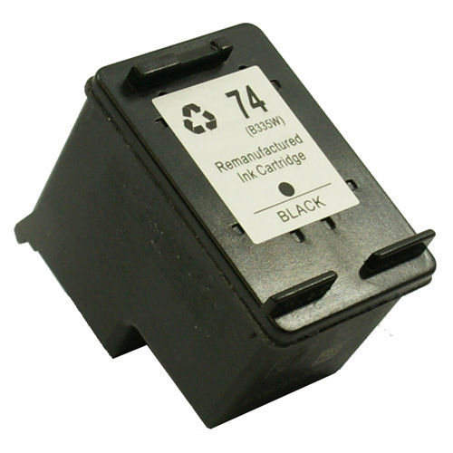 HP CB335WN (#74) Black Remanufactured Ink Cartridge
