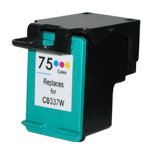 HP CB337WN (#75) Tri-Color Remanufactured Ink Cartridge