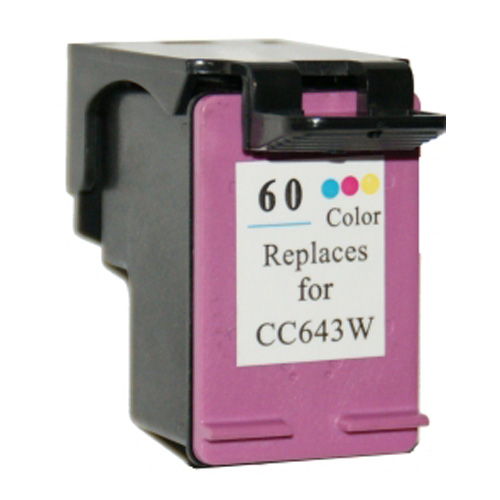 HP CC643WN (#60) Tri-Color Remanufactured Ink Cartridge