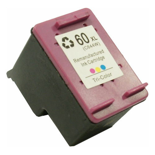 HP CC644WN (#60XL) Tri-Color Hi-Yield Remanufactured Ink Cartridge
