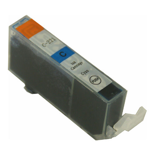 Canon CLI-221 Cyan Compatible Ink Tank w/ Chip for iP3600 iP4600 MP640