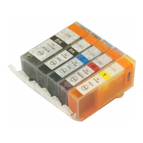 Canon PGI-220/CLI-221 5-Pack Combo Compatible Ink Tanks