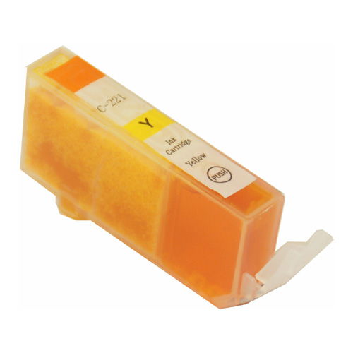 Canon CLI-221 Yellow Compatible Ink Tank w/ Chip for iP3600 iP4600