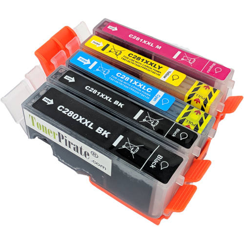 Canon CLI-281XXL Black & Color 5 Pack Compatible Ink Cartridge