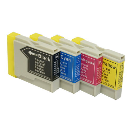 Brother LC51 Compatible Black and Color Ink Set for MFC-240 3360 5460
