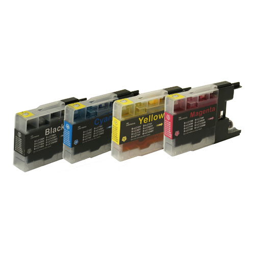 Brother LC71 Compatible Black & Color Ink Set for MFC-J280 J425 J625