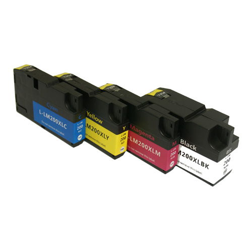 Lexmark (#200XL) Black & Color Compatible Ink Cartridge Set