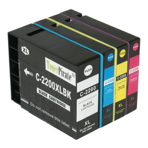 Canon PGI-2200XL Compatible BK/C/Y/M High Yield Ink Cartridge Set