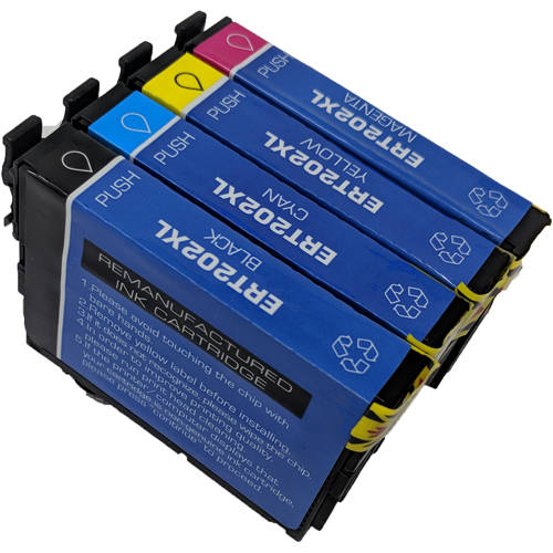 Epson T202XL Black & 3-Color Compatible Ink Cartridge Set for WF-2860