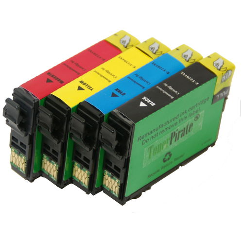 Epson T220XL High Yield Black & 3-Color Compatible Ink Cartridge Set
