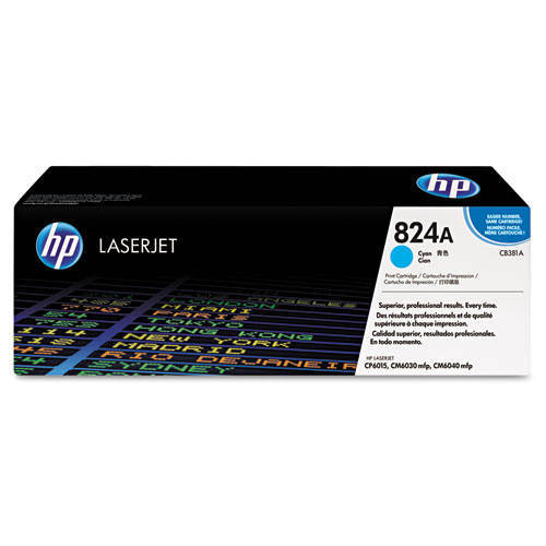 HP CB381A Cyan Original toner cartridge for CP6015 CM6030 CM6040
