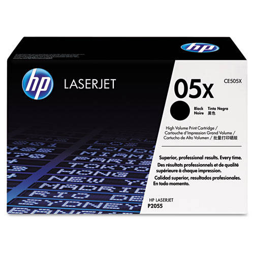 HP CE505X Original High Yield Black Toner for LaserJet P2055