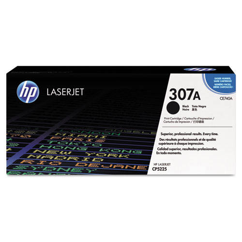 HP CE740A Black Original Toner Cartridge for Laserjet CP5225