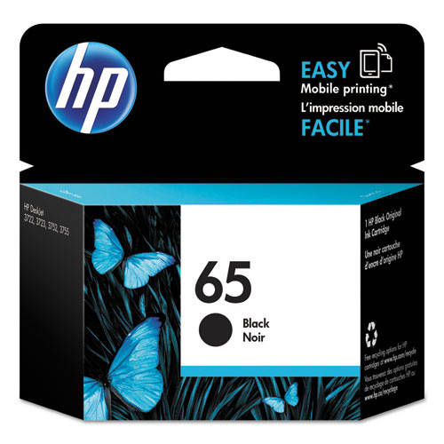 HP N9K02AN (#65) Original Black Ink Cartridge