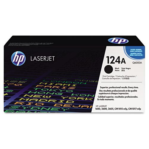 HP Q6000A Original Black Toner Cartridge LaserJet 1600 2600 2605
