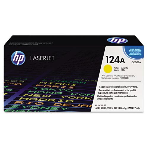 HP Q6002A Original Yellow Toner Cartridge for LaserJet 1600 2600