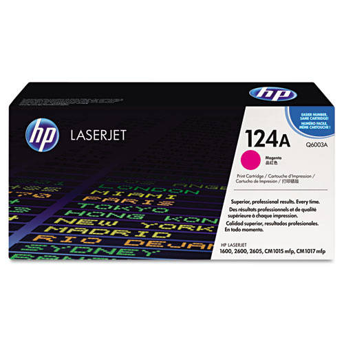 HP Q6003A Original Magenta Toner Cartridge for LaserJet 1600 2600