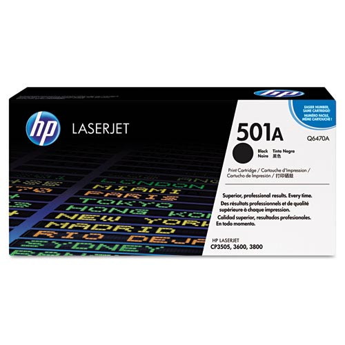 HP Q6470A Original Black Toner Cartridge for LaserJet 3600 3800