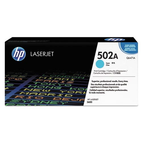 HP Q6471A Original Cyan Toner Cartridge for LaserJet 3600 3600N