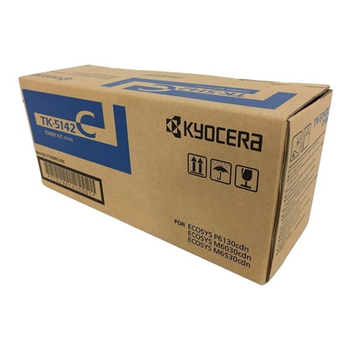 Kyocera Mita TK-5142C Cyan Original Toner Cartridge for M6530cdn