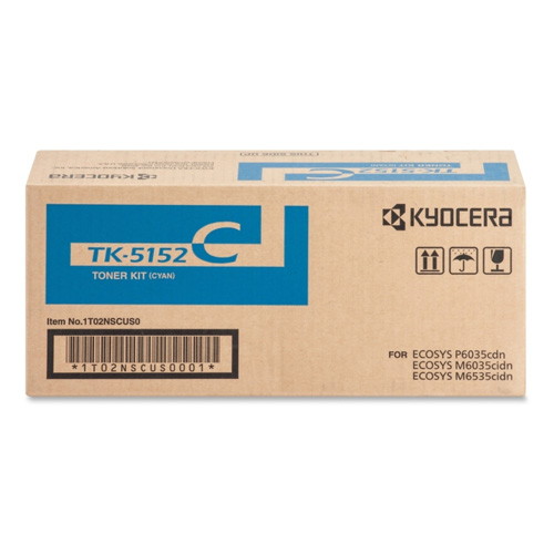 Kyocera Mita TK-5152C Cyan Original Toner Cartridge for P6035cdn