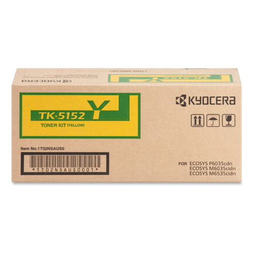 Kyocera Mita TK-5152Y Yellow Original Toner Cartridge for P6035cd