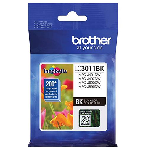 Brother LC3011BK Black Original Ink Cartridge For MFC-J491DW