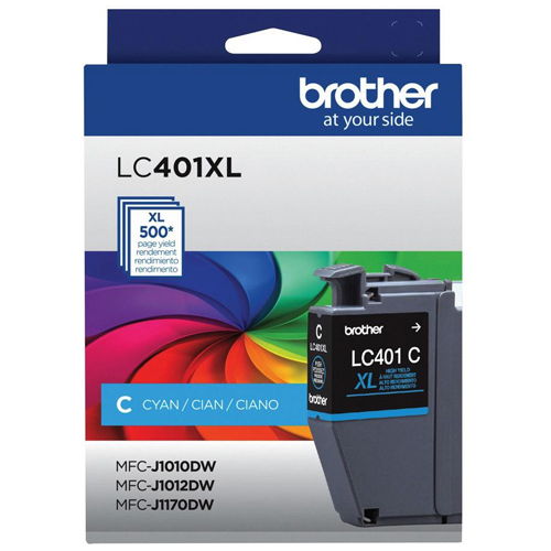 Brother LC401XL Cyan Original Ink Cartridge for MFC-J1010DW J1170DW