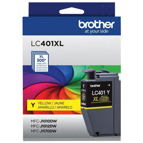 Brother LC401XL Yellow Original Ink Cartridge for MFC-J1010DW J1170DW