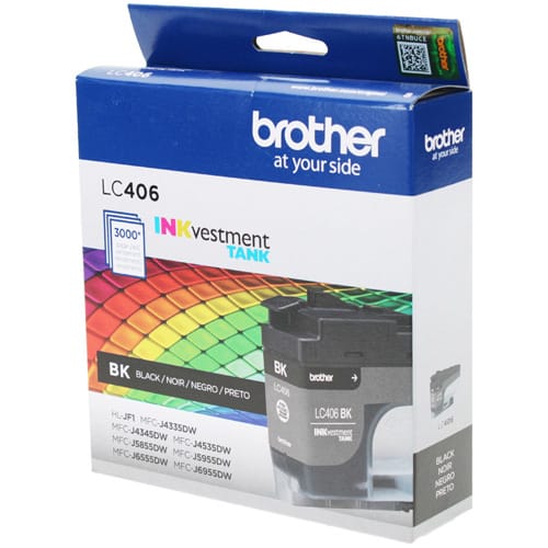Brother LC406 Black Original Ink Cartridge for MFC-J4335DW J4345DW
