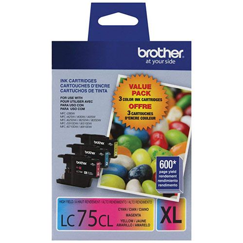 Brother LC753PKS Tri Color Original Ink Cartridge for MFC-J280W