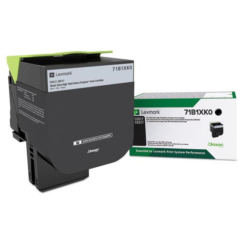 Lexmark 71B1XK0 Black Original 8K Yield Toner Cartridge CS517de