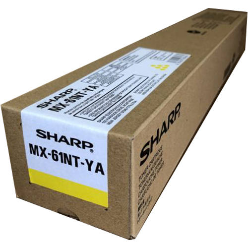 Sharp MX-61NTYA Yellow Original Toner Cartridge for MX-2630N