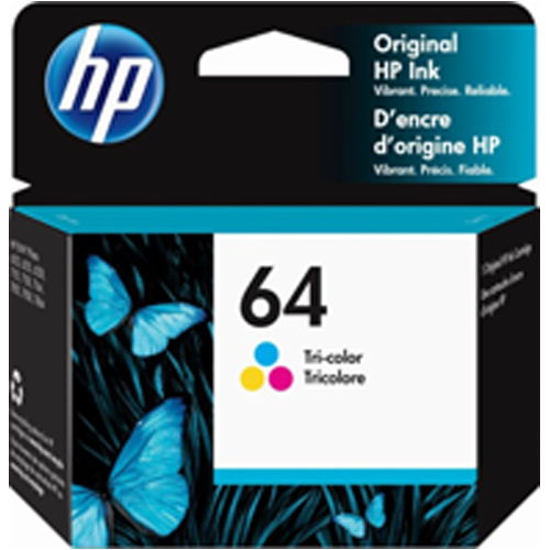HP N9J89AN #64 Tri-Color Original Ink Cartridge