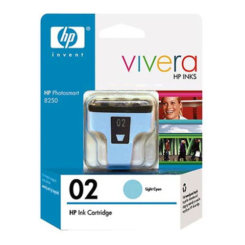 HP C8774WN (#02) Light Cyan Original Ink Cartridge for Photosmart 3110 D7160