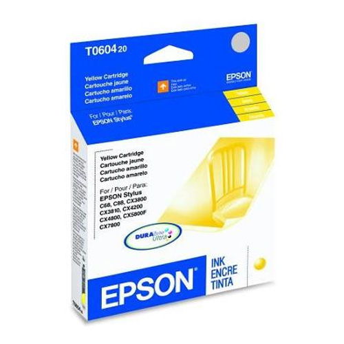 Epson T060420 Original Yellow Ink Cartridge for C68 CX3800 CX3810 CX7800 D88 DX3800