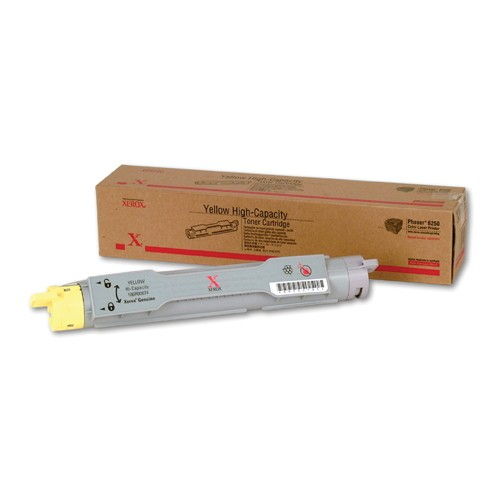 Xerox 106R00674 Yellow High Yield Original Toner Cartridge for Phaser 6250 Color
