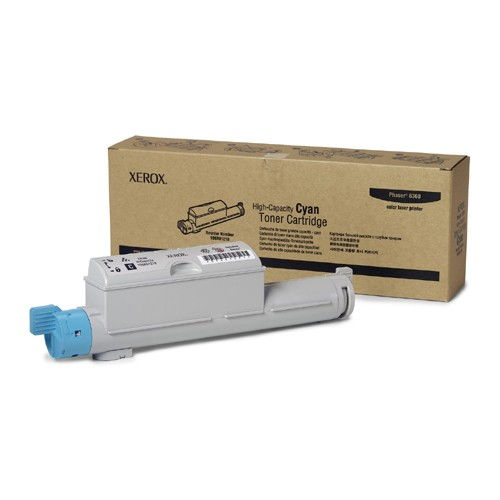 Xerox 106R01218 Cyan Original Toner Cartridge for Phaser 6360 Color Printer