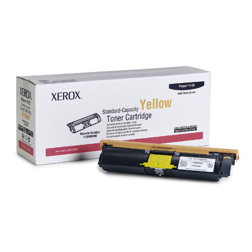 Xerox 113R00690 Original Yellow Toner Cartridge for Phaser 6115 6120 Printer