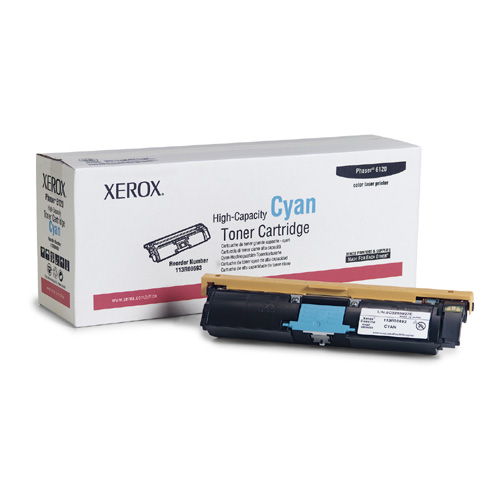Xerox 113R00693 Original Cyan Hi-Yield  Toner Cartridge for Phaser 6115 6120 Printer