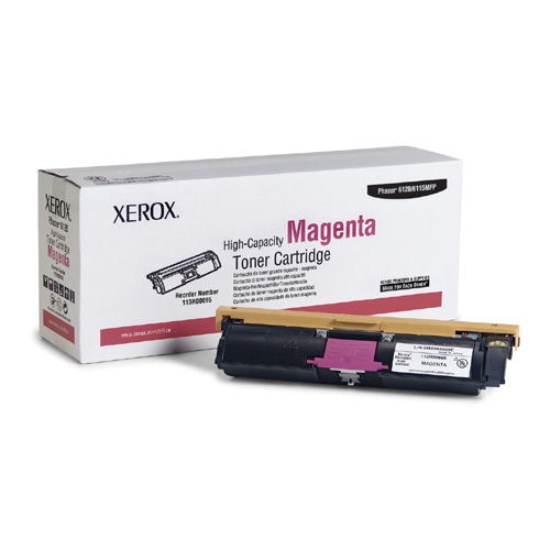 Xerox 113R00695 Original Magenta Hi-Yield Toner Cartridge for Phaser 6115 6120 Printer