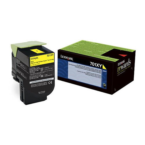Lexmark 70C1XY0 / 701XY Original Extra High Yield Yellow Toner Cartridge for CS510