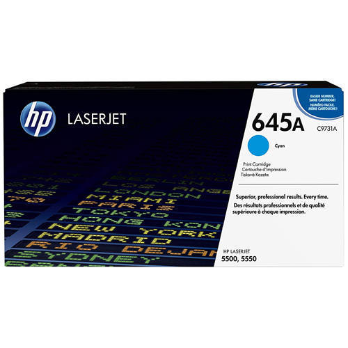 HP C9731A 645A Original Cyan Toner Cartridge LaserJet 5500 5550