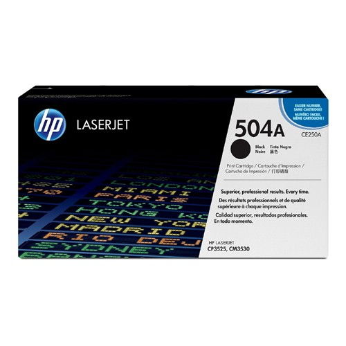 HP CE250A Black Original Toner Cartridge for Laserjet CM3530