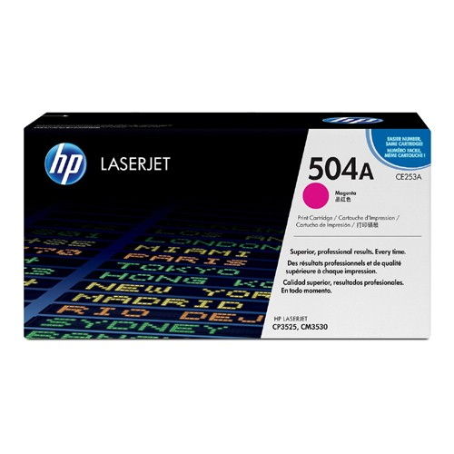 HP CE253A Magenta Original Toner for Laserjet CM3530 CP3525