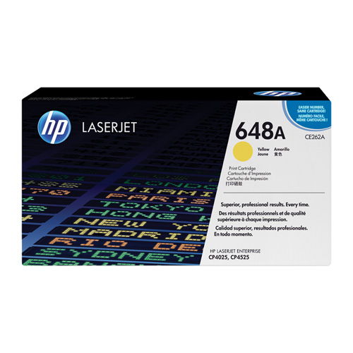 HP CE262A 648A Yellow Original Toner for Laserjet CP4025 CP4525