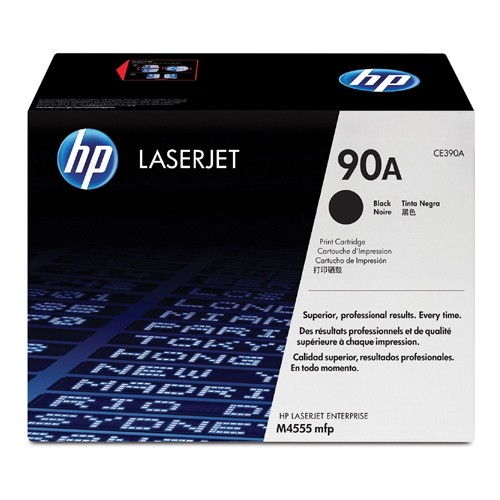 HP CE390A / 90A Original Toner Cartridge for LaserJet M4555 M601