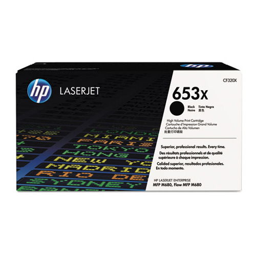 HP CF320X 653X Original High Yield Black Toner Cartridge LaserJet M680