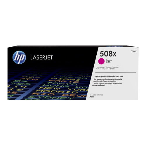HP CF363X 508X Original Hi-Yield Magenta Toner Cartridge M553 M577